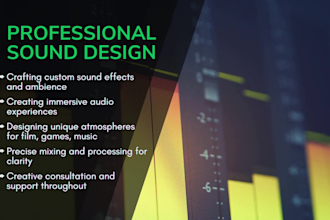 custom ambient sound design for your project