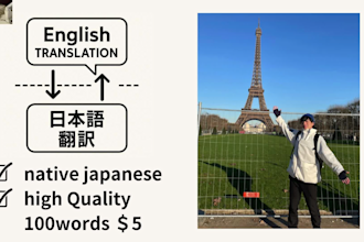 manually translate japanese text to english