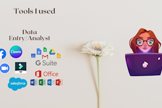 do data entry, linkedin contacts list and data enrichment