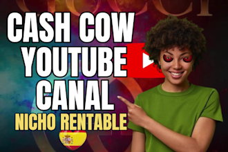 create youtube automation cash cow channel, cash cow videos english or spanish