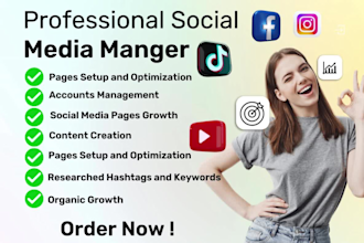 be your social media  manager and sizzle reel editor and reel editing