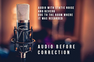 remove noises and fix your audio