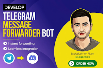 develop telegram message forwarder bot