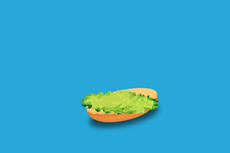 do 3d food animation, food design 3d food model