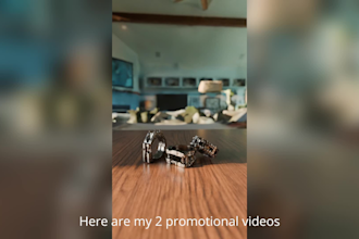 create a 3d advertisement for your product