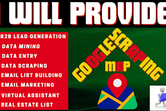 do provide google map scraping mca lead generation gl map lead generation