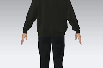 do 3d apparel garments, 3d mock up, and 3d animation video in clo 3d