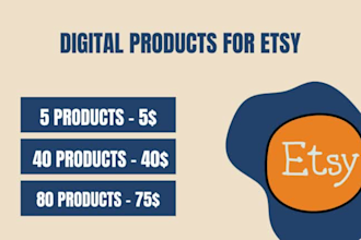 create digital product for your etsy digital shop from canva