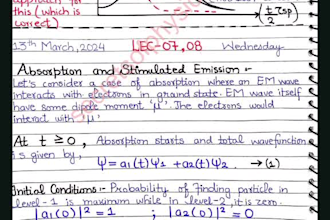 make laser physics notes and online lectures