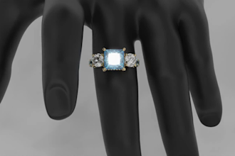 do 3d jewelry design and realistic renders