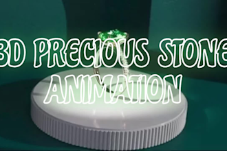 do 3d jewelry visualization 3d modelling rendering and animation services