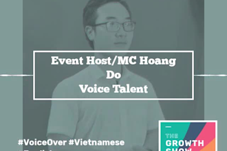 record male vietnamese voiceover and host your online event