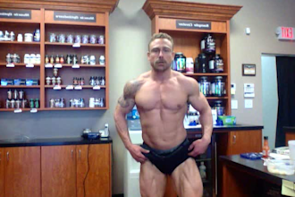 teach you how to do one mandatory bodybuilding pose