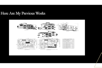 draw architectural 2d blueprint floor plan in auto cad