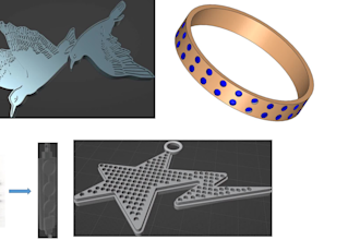 create 3d printable stl files for custom jewelry designs