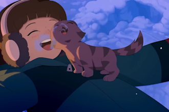 custom lofi animation, seamless loop animation for youtube, twitch, social media