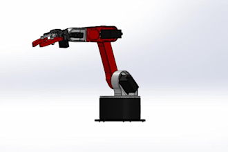 design 3d models, motion study, and fem with solidworks