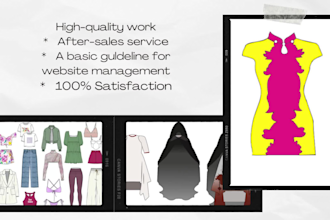 create tech packs and technical sketches for manufacturing