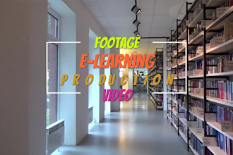 do video editing of elearning course, online course editing
