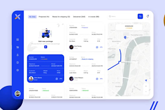 build courier transport logistics shipment management app