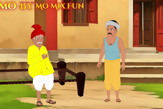 cartoon video and cartoon characters youtube thumbnail logo