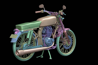 create 3d models, assets and props in blender and substance painter