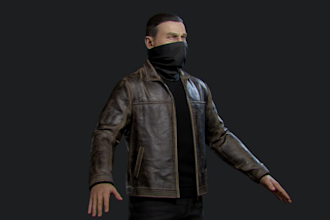 3d model for game asset or character model