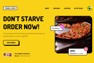 build a restaurant, personal chef, and food website
