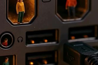 create ai miniature videos mini workers mini ai product