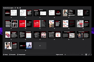 design a modern and moving canva or power point presentation