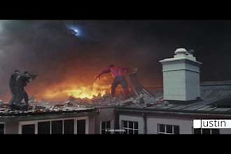 create special effects, vfx compositing, and vfx video effects, fire explosion
