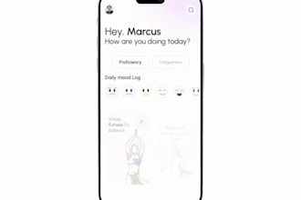 flutter app creation,wellness app, meditation app, fitness app,flutterflow figma