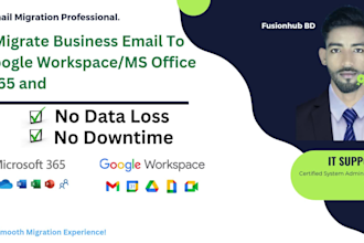 migrate business email to g suite microsoft 365 or cpanel with no downtime