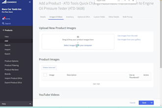 upload product listing bigcommerce and woocommerce store