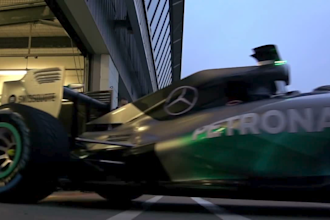 add your logo to a mercedes f1 car video