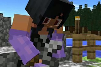 create minecraft animation shorts for youtube , tiktok