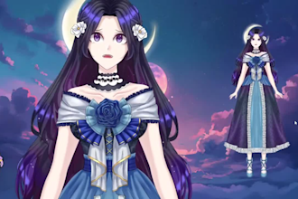 create chibi live2d vtuber model commission rigging for live2d and vtuber