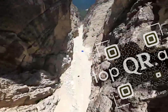 make transparent qr code on your video