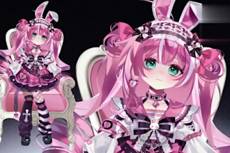 design live2d vtuber model live2d vtuber rigging 2d vtuber modelling