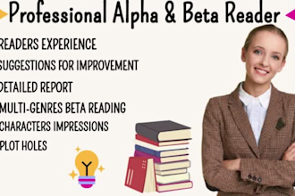 be your alpha reader beta reader romance and all genres plus developmental edit