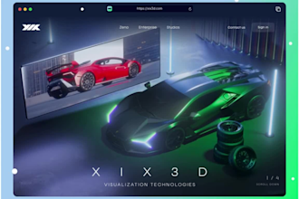 do  3d interactive website, website animation, opengl threejs, web3 game website