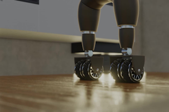 make a 3d robotics animation