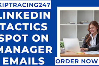 provide lead generation b2b, linkedin lead generation, and manager email finding