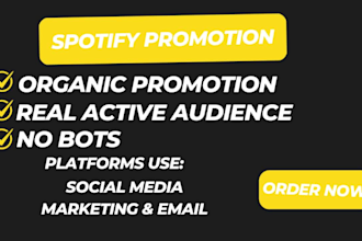 do spotify music promotion and album promotion