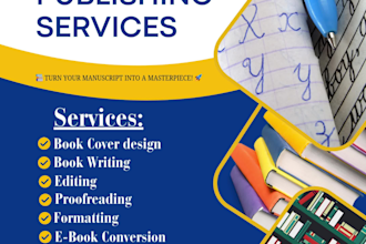 professionally edit and proofread your book