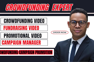 create fundraising or crowdfunding video for kickstarter indiegogo and gofundme