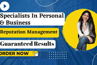 online reputation management, omr and reverse seo for brand