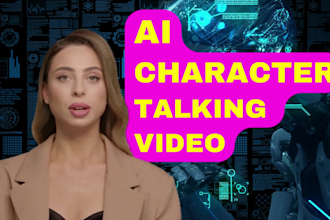 create ai character talking video with script multilanguage
