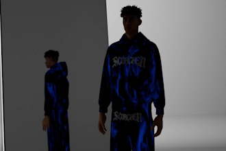 make 3d animation video for your clothing brand