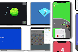 develop a complete casual or nft p2e mobile web game